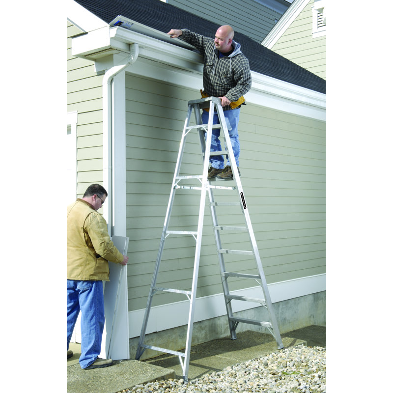 Louisville Ladder, 16 Ft, Aluminum Step Ladder, Type Ia, 300 Lb Load